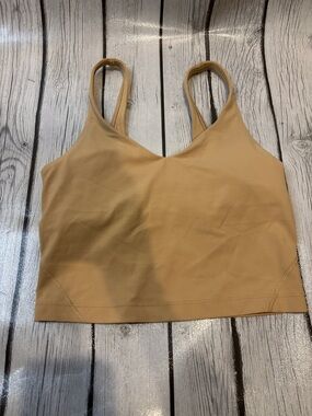 lululemon athletica women’s size 4 beige align seamless sports tank